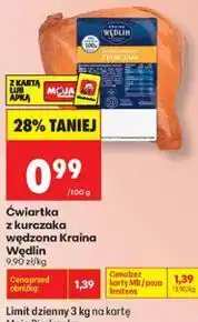 Biedronka Ćwiartka z kurczaka wędzona Kraina Wędlin oferta