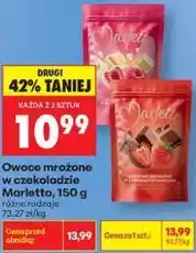 Biedronka Owoce mrożone w czekoladzie Marletto oferta