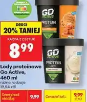 Biedronka Lody proteinowe Go Active oferta