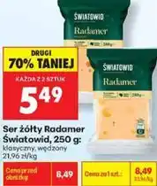 Biedronka Ser żółty Radamer Światowid oferta