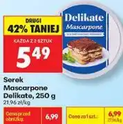 Biedronka Serek Mascarpone Delikate oferta