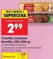 Biedronka Ciastka owsiane Bonitki oferta