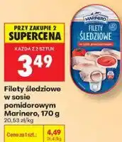 Biedronka Filety śledziowe w sosie pomidorowym Marinero oferta