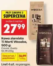 Biedronka Kawa ziarnista Ti Merti Woseba oferta