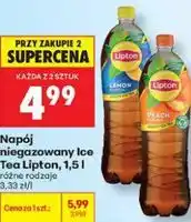 Biedronka Napój niegazowany Ice Tea Lipton oferta