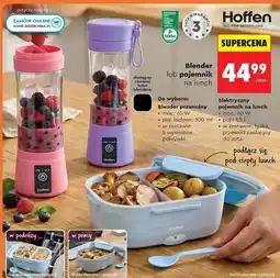 Biedronka Blender przenośny lub elektryczny pojemnik na lunch Hoffen oferta