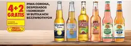 Biedronka Piwa Corona, Desperados i Somersby w butelkach bezzwrotnych oferta