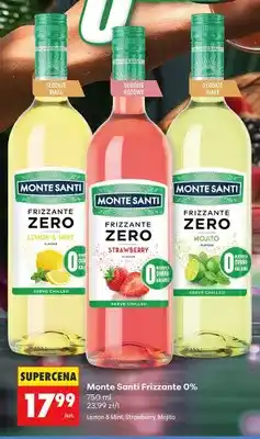 Biedronka Wino bezalkoholowe Monte Santi Frizzante Lemon & Mint oferta