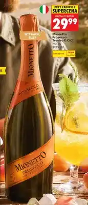 Biedronka Wino musujące Mionetto Prosecco Treviso D.O.C. wytrawne białe oferta