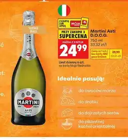 Biedronka Wino musujące Martini Asti D.O.C.G oferta