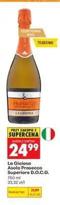 Biedronka Wino musujące La Gioiosa Asolo Prosecco Superiore D.O.C.G oferta
