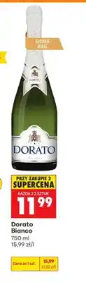 Biedronka Wino musujące Dorato Bianco oferta
