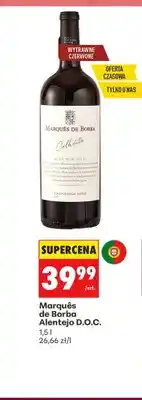 Biedronka Wino czerwone wytrawne Marquês de Borba Alentejo D.O.C oferta