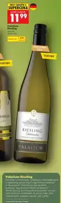 Biedronka Wino białe półwytrawne Palatium Riesling oferta