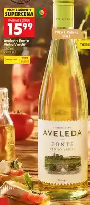 Biedronka Wino białe półwytrawne Aveleda Fonte Vinho Verde oferta