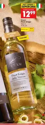 Biedronka Wino białe wytrawne Uvam Pinot Grigio oferta