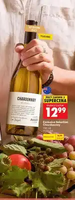 Biedronka Wino białe wytrawne Exclusive Selection Chardonnay oferta