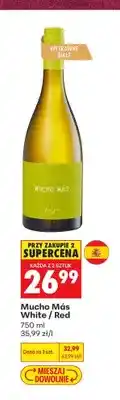 Biedronka Wino białe wytrawne Mucho Más White oferta