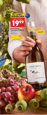 Biedronka Wino białe wytrawne Hans Greyl Sauvignon Blanc oferta