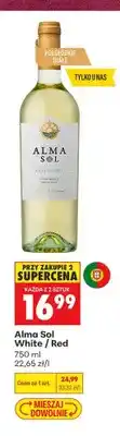 Biedronka Wino białe półsłodkie Alma Sol White oferta
