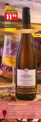 Biedronka Wino białe półwytrawne Palatium Riesling oferta
