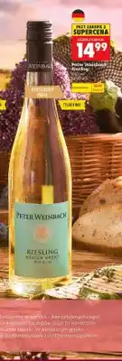 Biedronka Wino białe półsłodkie Peter Weinbach Riesling oferta