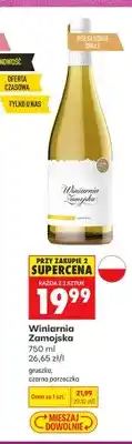 Biedronka Wino białe owocowe Winiarnia Zamojska gruszka oferta
