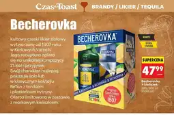 Biedronka Likier ziołowy Becherovka + kieliszek oferta