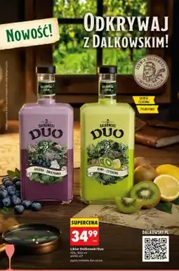 Biedronka Likier Dalkowski Duo kiwi-cytryna oferta