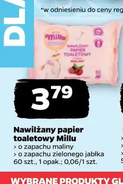 Netto Papier nawilżany Millu oferta