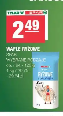 Spar Wafle ryżowe z solą morską SPAR oferta
