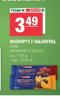 Spar Biszkopty z galaretką o smaku pomarańczowym SPAR oferta
