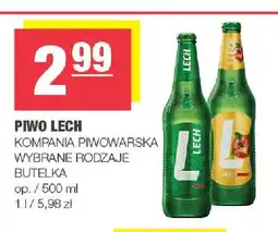 Spar Piwo bezalkoholowe Lech oferta