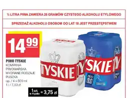 Spar Piwo bezalkoholowe Tyskie 4-pak oferta