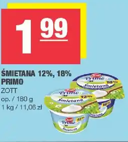 Spar Śmietana Primo Zott 18% oferta