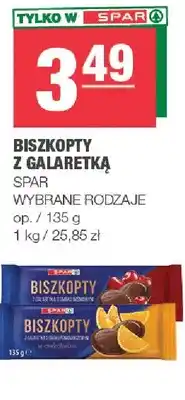 Spar Biszkopty z galaretką Spar oferta
