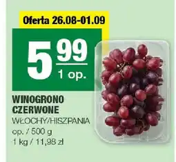 Spar Winogrono czerwone oferta