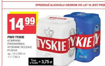 Spar Piwo Tyskie Gronie 4-pak oferta
