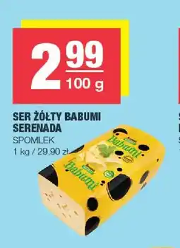 Spar Ser żółty Babumi Serenada Spomlek oferta