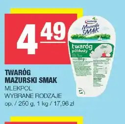 Spar Twaróg Mazurski Smak Mlekpol półtłusty oferta