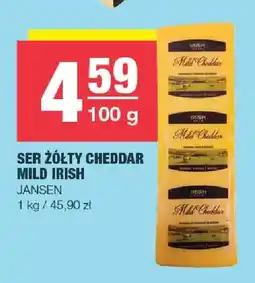 Spar Ser żółty Cheddar Mild Irish Jansen oferta