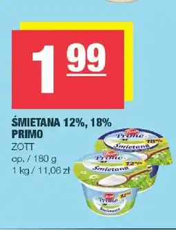 Spar Śmietana Primo Zott 12% oferta