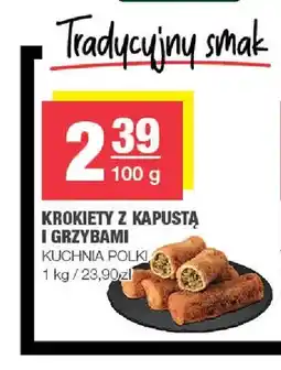 Spar Krokiety z kapustą i grzybami Kuchnia Polki oferta
