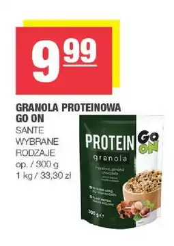 Spar Granola proteinowa Go On Sante oferta