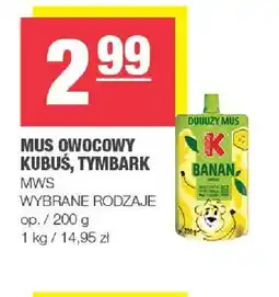 Spar Mus owocowy Tymbark oferta