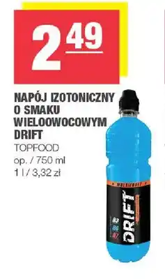 Spar Napój izotoniczny o smaku wieloowocowym Drift oferta