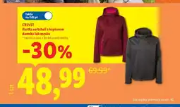 Lidl Kurtka softshell z kapturem damska Crivit oferta