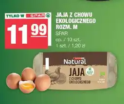 Spar Jajka kurze z chowu ekologicznego rozm. M SPAR oferta
