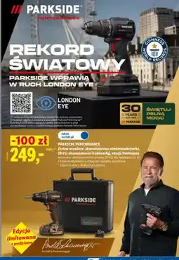 Lidl Zestaw w walizce akumulatorowa wiertarkowkrętarka Parkside Performance oferta