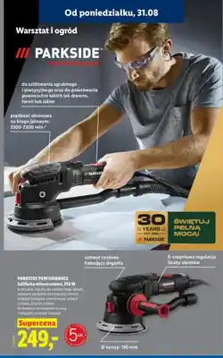 Lidl Szlifierka mimośrodowa Parkside Performance 750W oferta